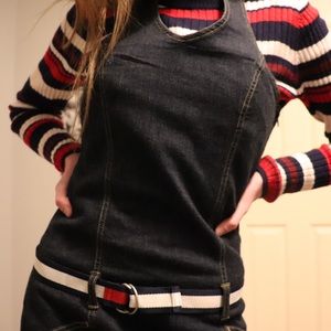 Tommy Hilfiger jean jumper with belt